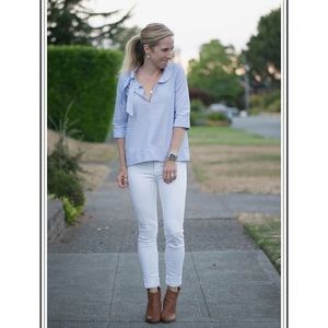 White Madewell Jeans Size 30-High Riser Skinny